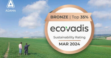 ADAMA Earns Bronze Medal from EcoVadis for Sustainability Excellence