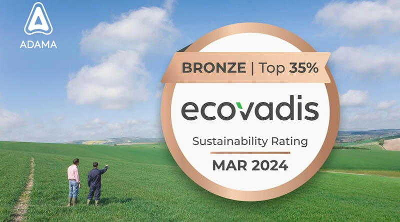 ADAMA Earns Bronze Medal from EcoVadis for Sustainability Excellence