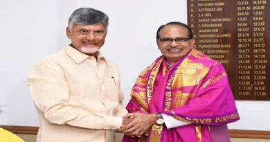 Chief Minister of Andhra Pradesh Mr. N. Chandrababu Naidu Calls on Union Minister Mr. Shivraj Singh Chauhan